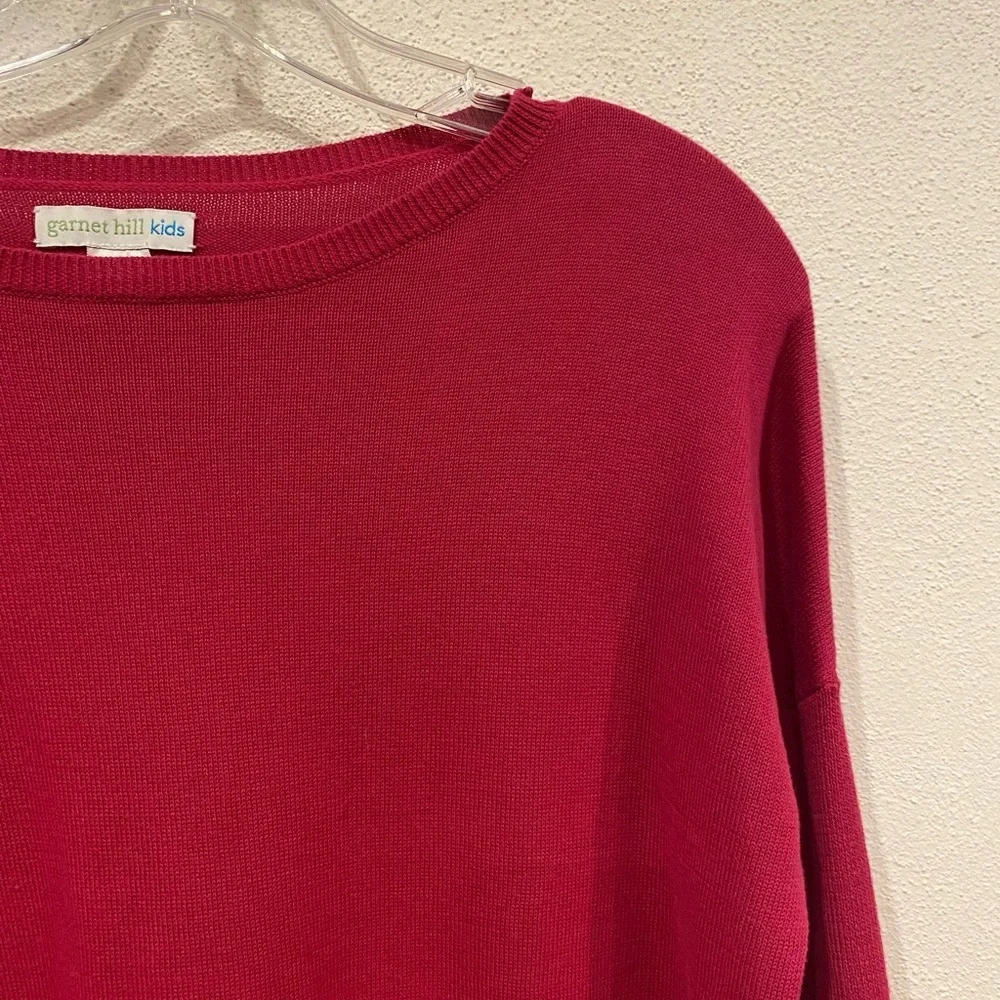 Garnet Hill Organic Cotton Sweater Size XL EUC